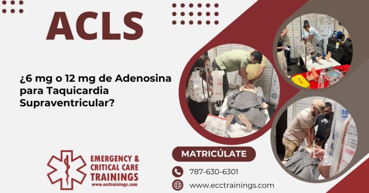 ¿6 mg o 12 mg de Adenosina para Taquicardia Supraventricular?