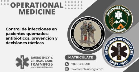 Control de infecciones en pacientes quemados: antibióticos, prevención y decisiones tácticas