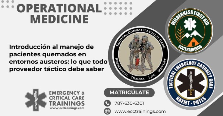 Introducción al manejo de pacientes quemados en entornos austeros: lo que todo proveedor táctico debe saber