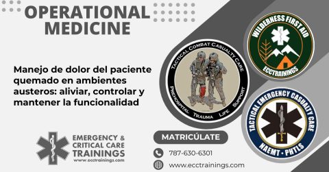 Manejo de dolor del paciente quemado en ambientes austeros: aliviar, controlar y mantener la funcionalidad