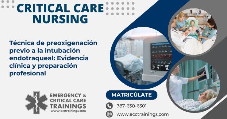 Técnica de preoxigenación previo a la intubación endotraqueal: Evidencia clínica y preparación profesional