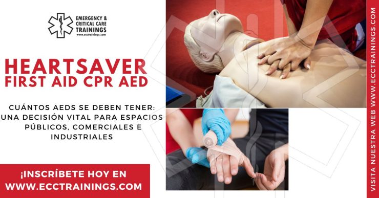 Cuántos AEDs se deben tener: Una decisión vital para espacios públicos, comerciales e industriales