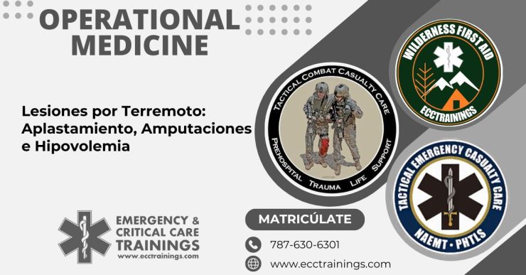 Lesiones por Terremoto: Aplastamiento, Amputaciones e Hipovolemia