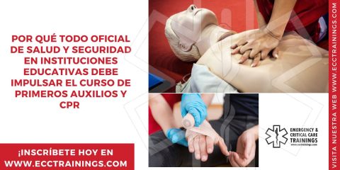 Por qué todo oficial de salud y seguridad en instituciones educativas debe impulsar el curso de primeros auxilios y CPR para escuelas, colegios y universidades
