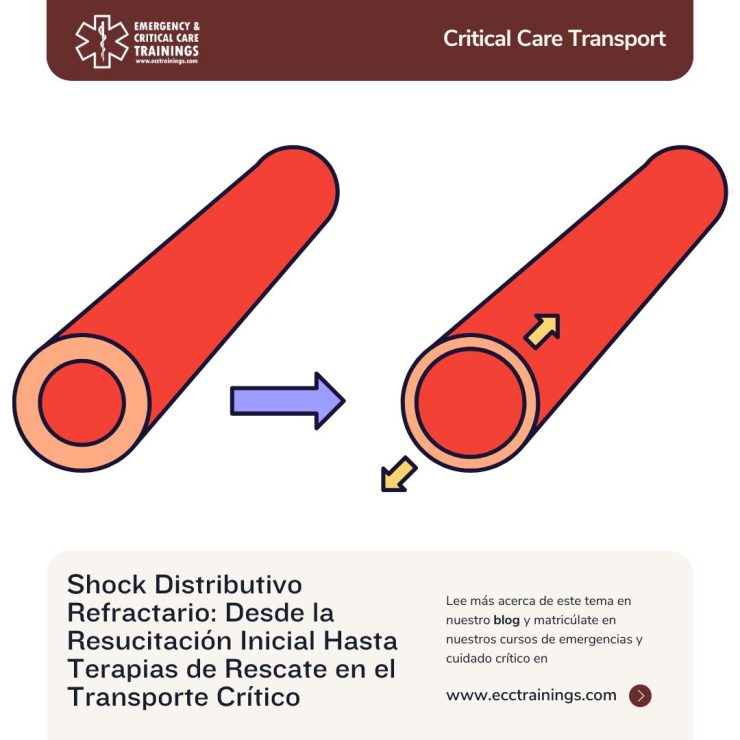 Shock Distributivo Refractario: Desde la Resucitación Inicial Hasta Terapias de Rescate en el Transporte Crítico