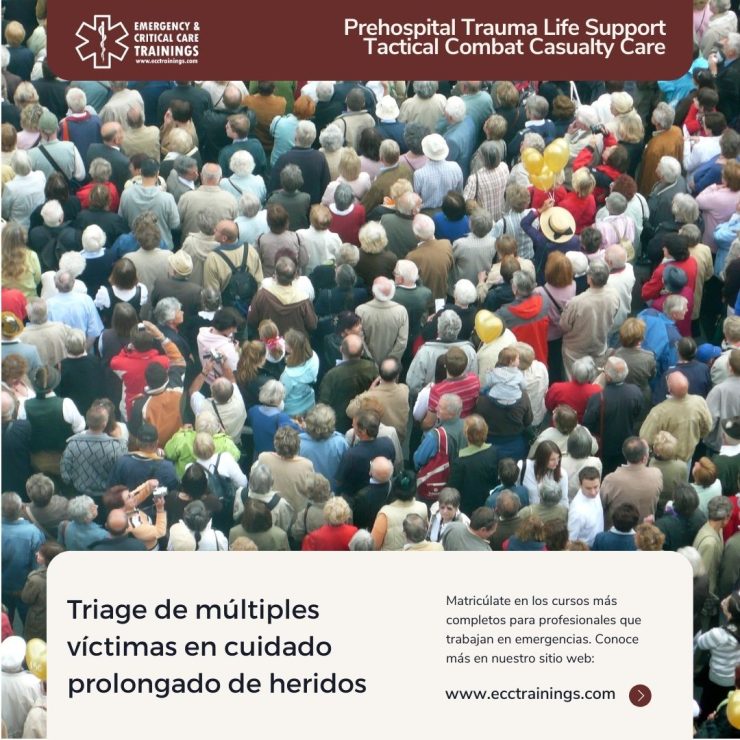 Triage de múltiples víctimas en cuidado prolongado de heridos