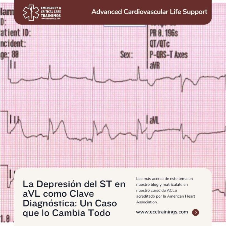 La Depresión del ST en aVL como Clave Diagnóstica: Un Caso que lo Cambia Todo