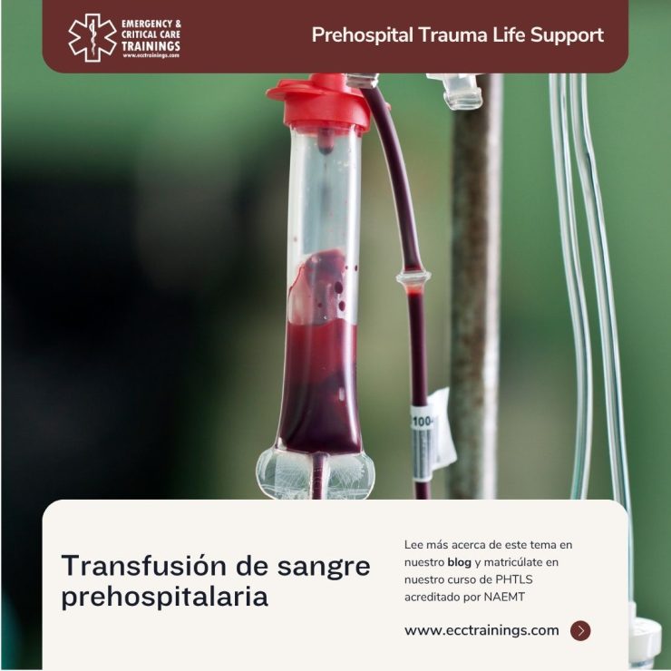 Transfusión de sangre prehospitalaria