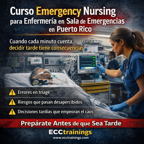 curso Emergency Nursing para enfermería en sala de emergencias en Puerto Rico