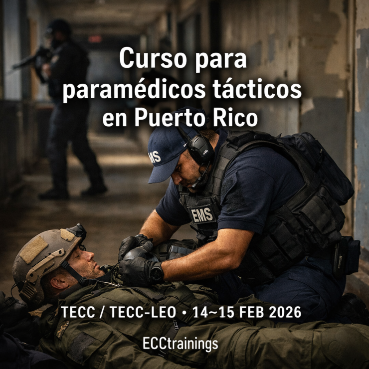 Curso para paramédicos tácticos en Puerto Rico