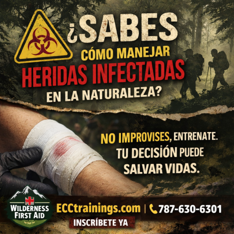 cómo manejar heridas infectadas en la naturaleza