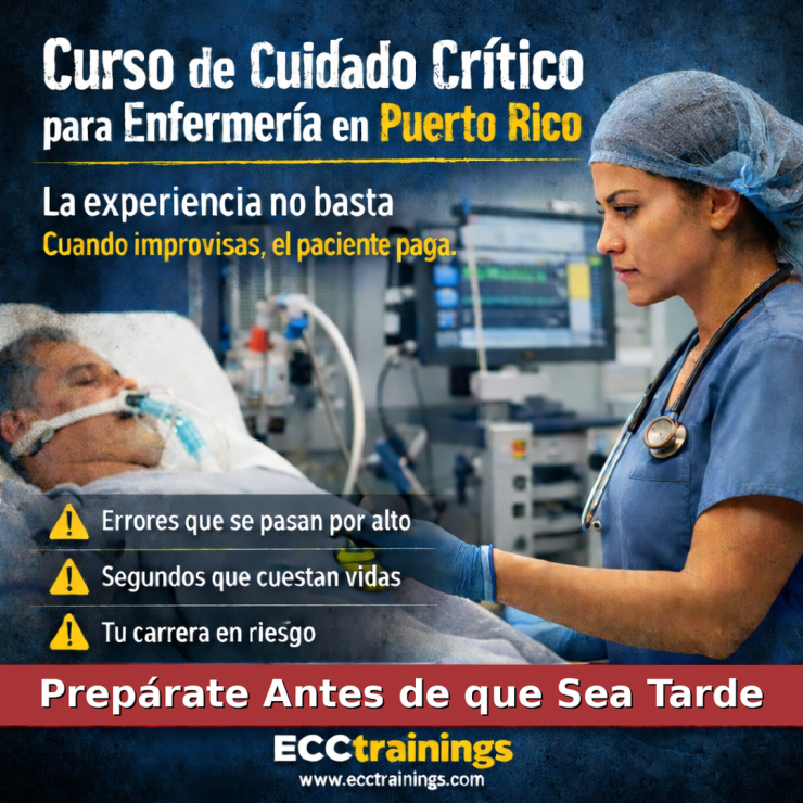 curso de cuidado crítico para enfermería en Puerto Rico