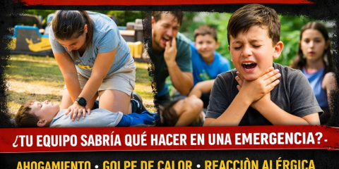 Curso de primeros auxilios y CPR para campamentos de verano