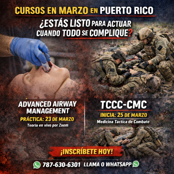 cursos en marzo en Puerto Rico