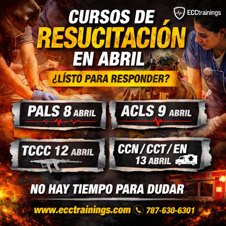 cursos de resucitación en abril