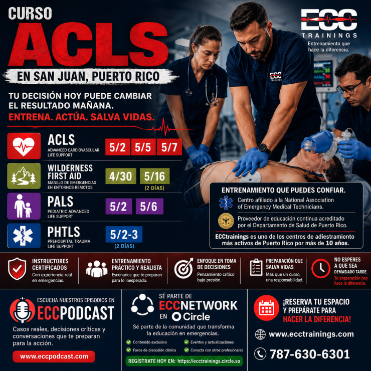 Curso ACLS en San Juan