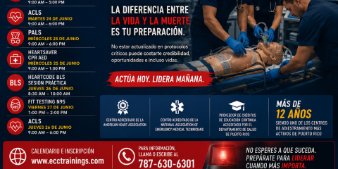 cursos de emergencias y cuidado crítico en Puerto Rico