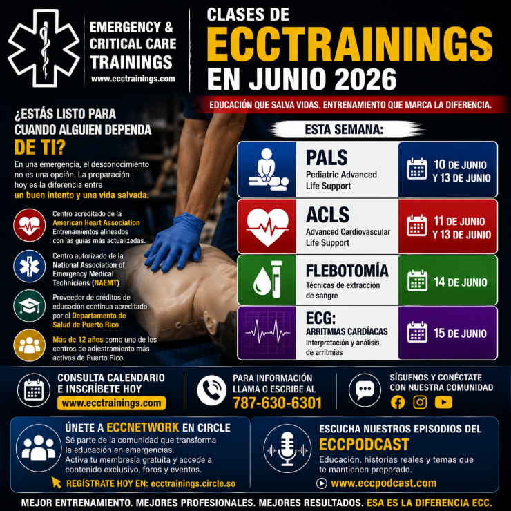 clases de ECCtrainings en junio 2026