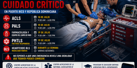 cursos de emergencias y cuidado crítico en Puerto Rico