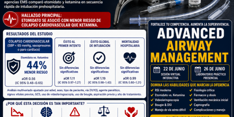 Etomidato versus ketamina para intubación prehospitalaria