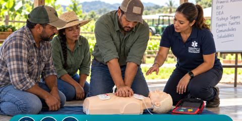 Preparación ante emergencias médicas en la industria agrícola con Heartsaver de ECCtrainings